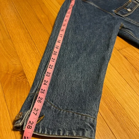 Vtg Ralph Lauren Country Denim Jacket Workwear Chore Coat Med Blue Distressed - Picture 14 of 14